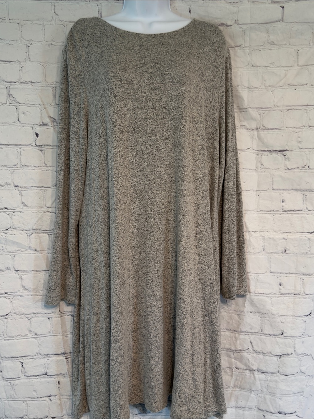Old Navy Long Sleeve Tunic Dress in Grey Heather XL